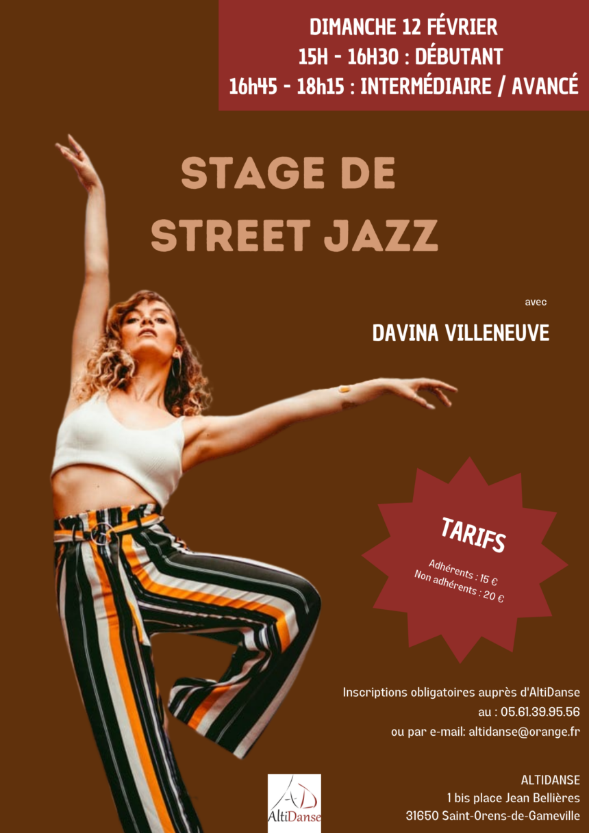 Stage de street jazz