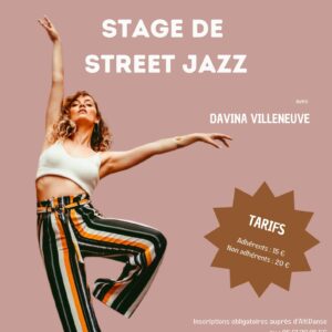 Stage de street jazz