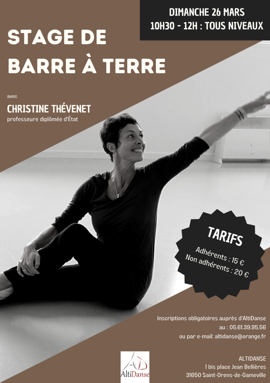 Stage de barre à terre