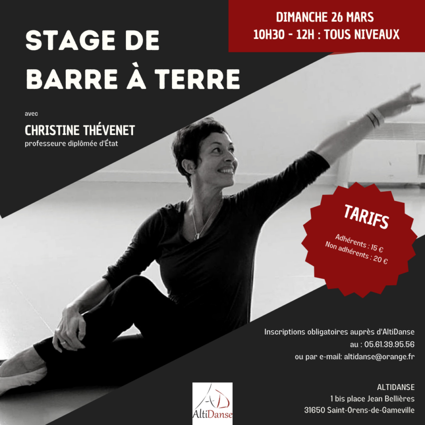 Stage de barre à terre