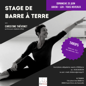 Stage de barre à terre