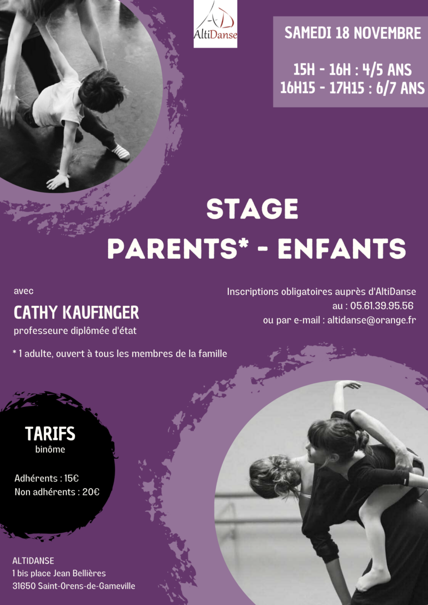 Stage parents/enfants