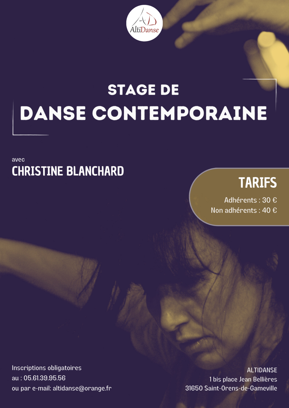 Prochain stage en danse contemporaine