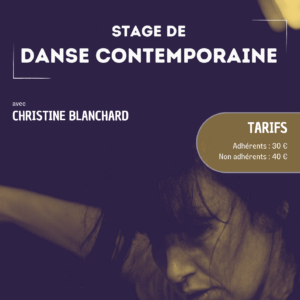 Prochain stage en danse contemporaine