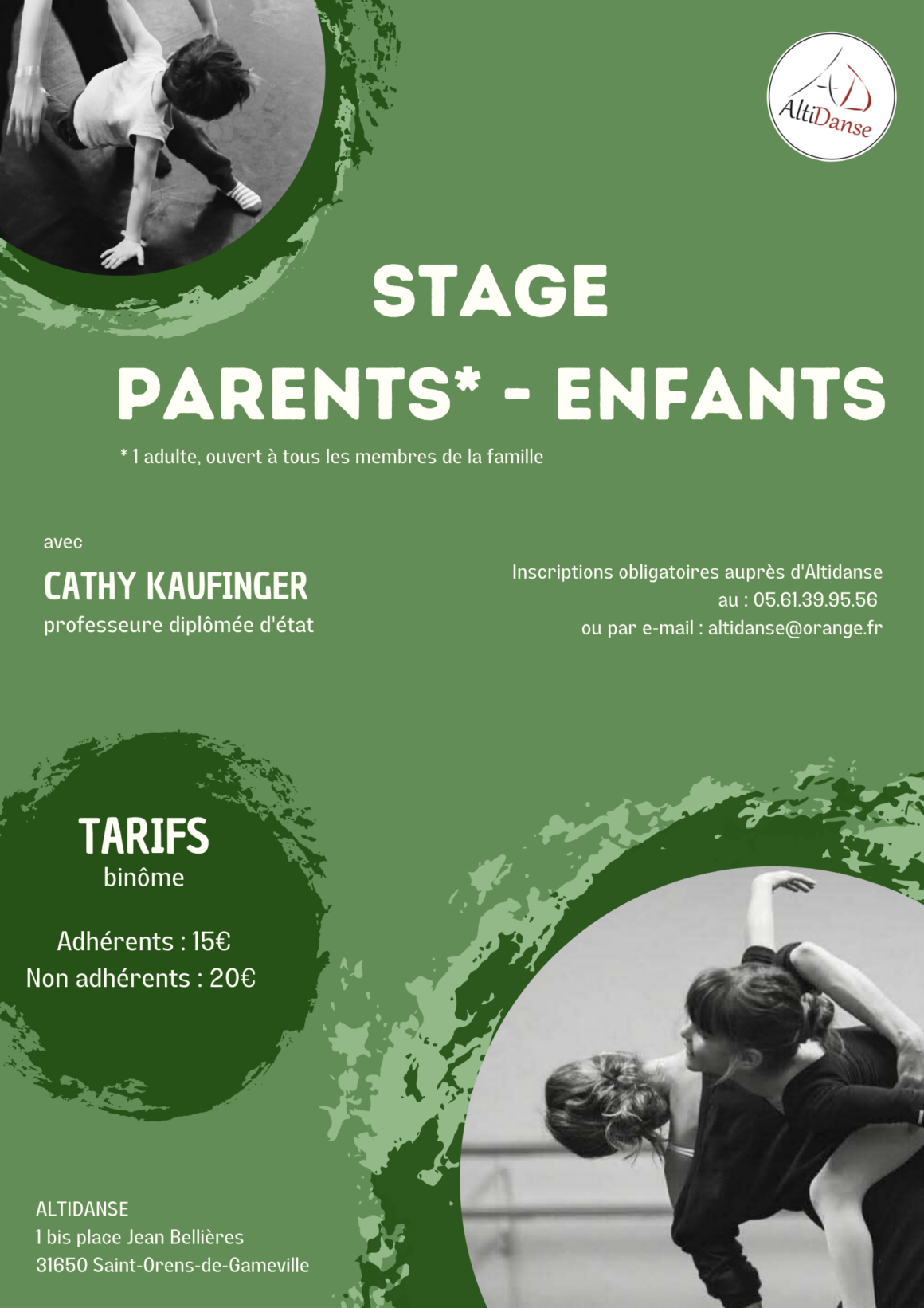 Prochains stages parents-enfants