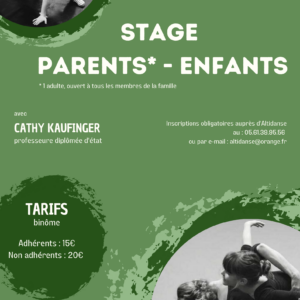 Prochains stages parents-enfants