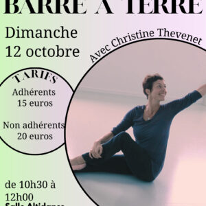 Premier Stage BARRE A TERRE de l’année 2025-2026