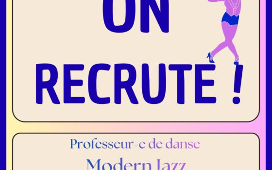 Offre d’emploi Professeur-e de danse Jazz Offre d’emploi Professeur-e de danse Jazz