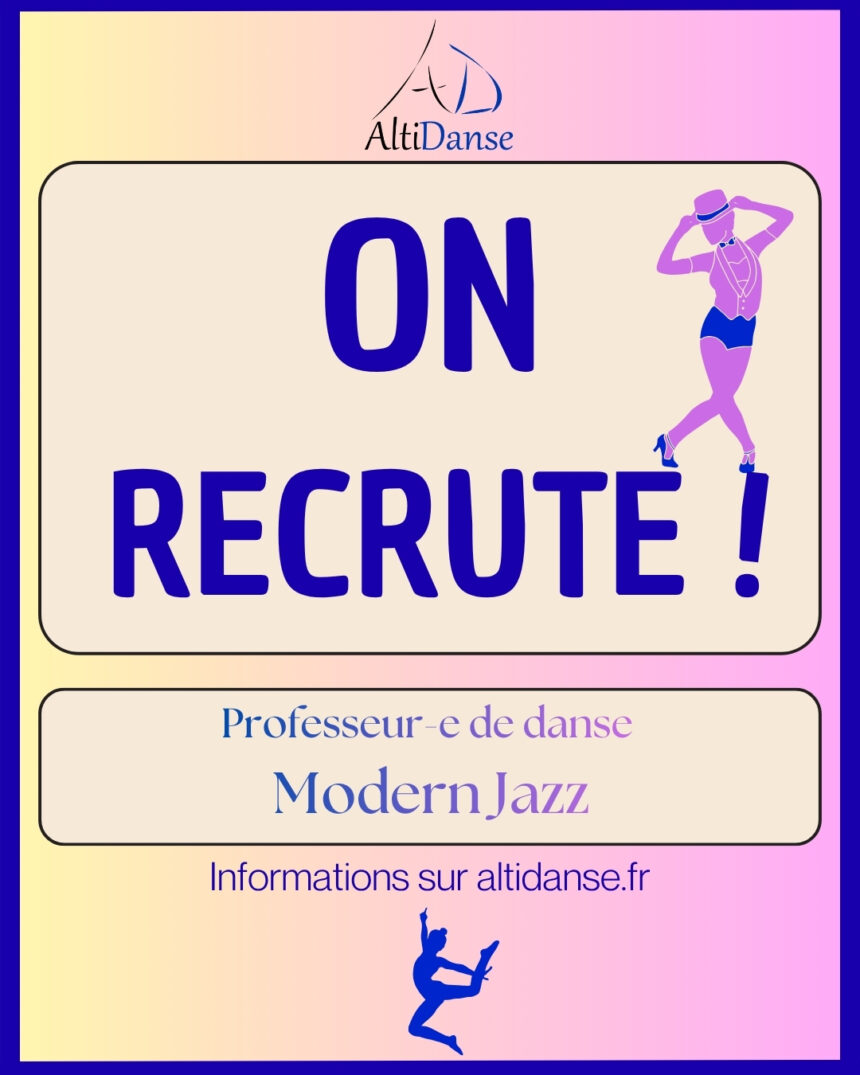 Offre d’emploi Professeur-e de danse Jazz Offre d’emploi Professeur-e de danse Jazz